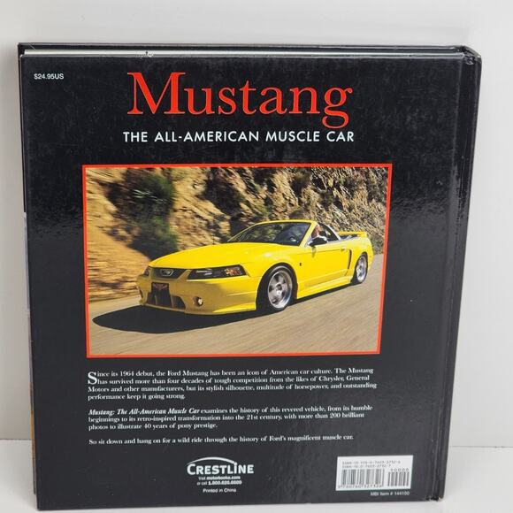 Mustang the All American Muscle Car (by Dzierzak & Newhardt) Hardcover Book - Picture 2 of 6